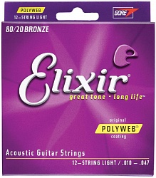 ELIXIR 11150 струны для 12-струнной гитары 010-047