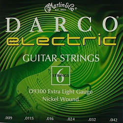 MARTIN D9300 Струны для электрогитары 009-042 Darco, никель