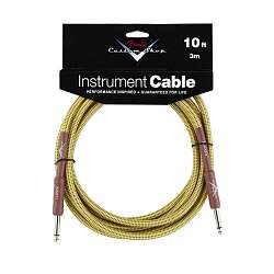 FENDER CUSTOM SHOP 10` INSTRUMENT CABLE TWEED Инструментальный кабель