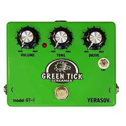 YERASOV GT-1 Green Tick Overdrive Педаль гитарная