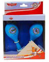 FLIGHT DISNEY FDSN-3PLP - Маракас "Самолеты", пара, пластик, цвет: голубой