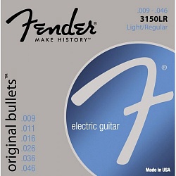 FENDER 3150LR Струны для электрогитары 009-046, никель