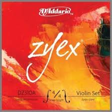 Комплект струн для скрипки D`ADDARIO DZ310A-4/4M ZYEX 