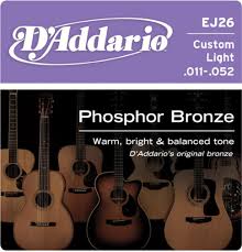 D`ADDARIO EJ-26 Струны для акустической гитары 011