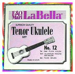 Струны для Укулеле Тенор LA BELLA 12 