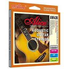 ALICE AW435С Струны для акустической гитары цветные, 011-052