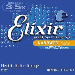 ELIXIR 12102 Струны для электрогитары 011-049
