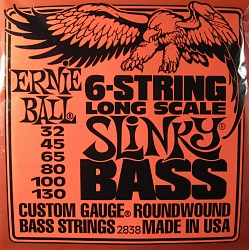ERNIE BALL 2838 Струны для 6-струнной гитары 032-130