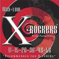 EVERLY 9111 Струны для электрогитары 011-056 X-Rockers, рекомендованны для строя D