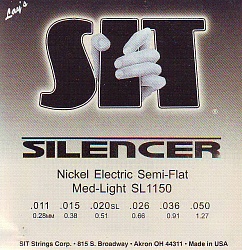 SIT SL-1150 Струны для электрогитары 011-050, никель