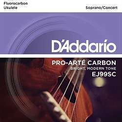 D`ADDARIO EJ99SC Комплект струн для укулеле сопрано\концерт