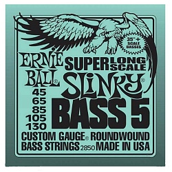 ERNIE BALL 2850 Струны для 5-струнной бас-гитары 045-130